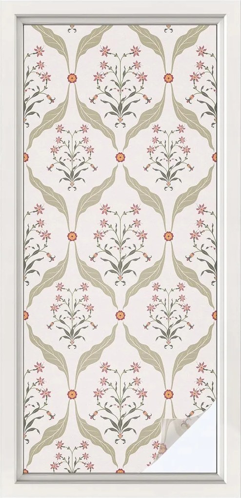 Furnérfólia Adatvédelem Szélvédőkhöz és Ablakokhoz Virágmintás 50x116 cm