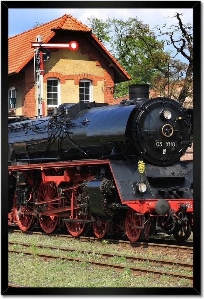 Poszterek keretben 40x60 Gőzmozdony parádé Wolsztyn