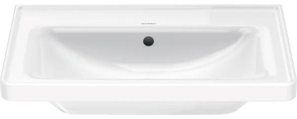 Duravit 2367650060 - Falra szerelhető D-NEO mosdó 65x48 cm, kerámia/magasfényű fehér