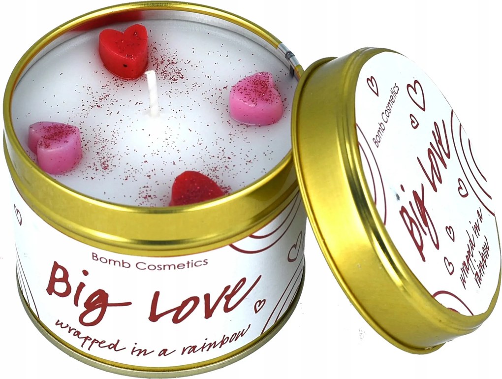 Bomb Cosmetics Big Love illatgyertya dobozban