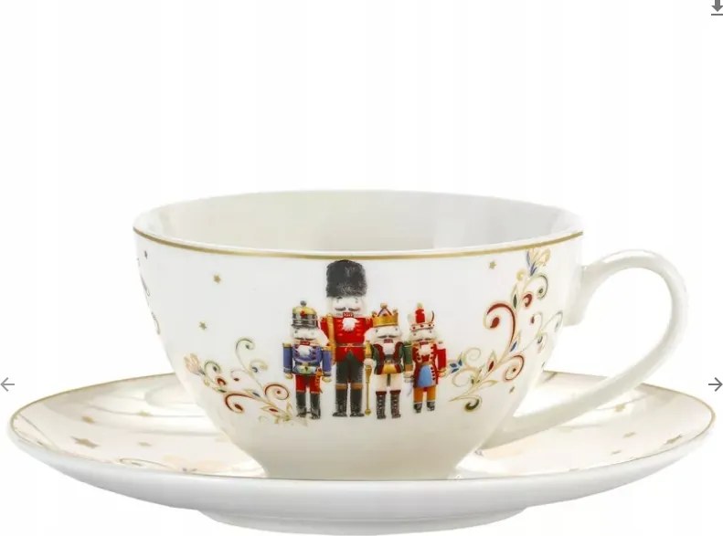 2 db-os bögre két személyre 350 ml karácsonyi porcelán