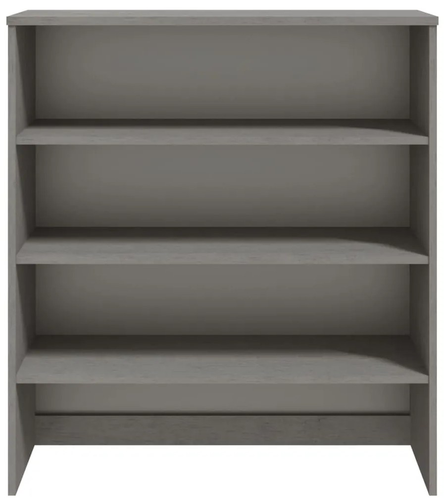 HAMAR világosszürke tömör fenyőfa felső szekrény 90x30x100 cm