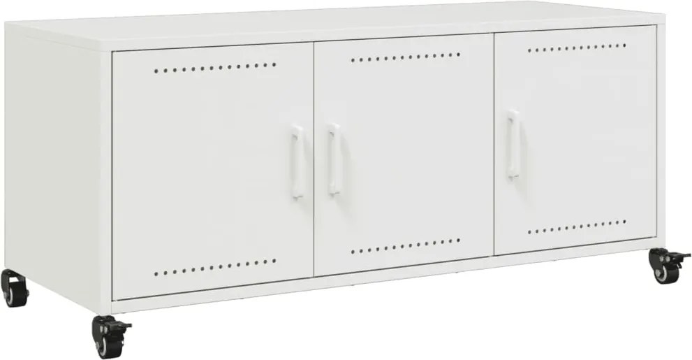vidaXL fehér acél TV-szekrény 100,5 x 39 x 43,5 cm