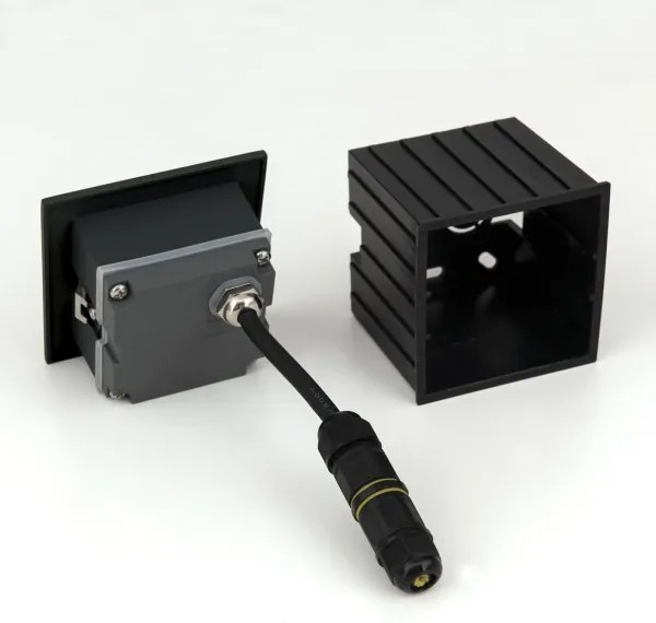 Orion AL 11-1217 - LORO LED beépíthető lámpa 2W 230V IP65 fekete