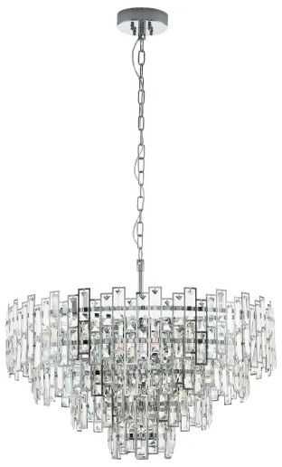 Eglo 39627 - Csillár láncon CALMEILLES 10xE14/25W/230V á. 78 cm