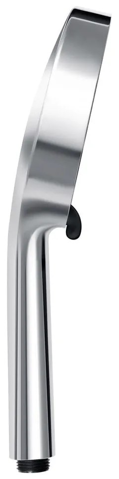 Ezüstszínű műanyag zuhanyfej ø 12 cm Softwater – Wenko