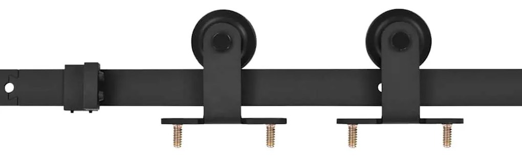 Csúszó ajtó Barna 80 x 208 cm Tömör fenyőfa