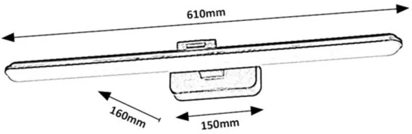 Rabalux 71148 - LED Képmegvilágító NABIL LED/15W/230V 4000K fehér