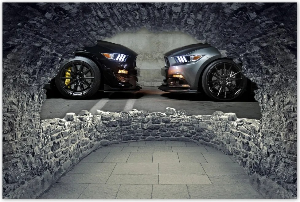 Poszterek 120x80 Face to face Mustang