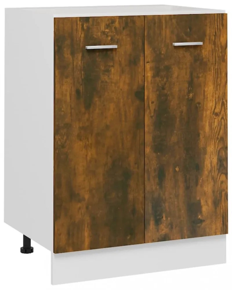 “Lyon” füstös tölgyszínű szerelt fa alsó szekrény