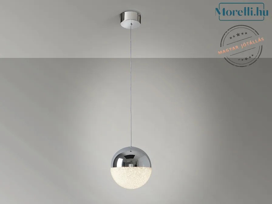 SCHULLER 793412 SPHERE Egyágú Függesztett Lámpa Fém LED IP20