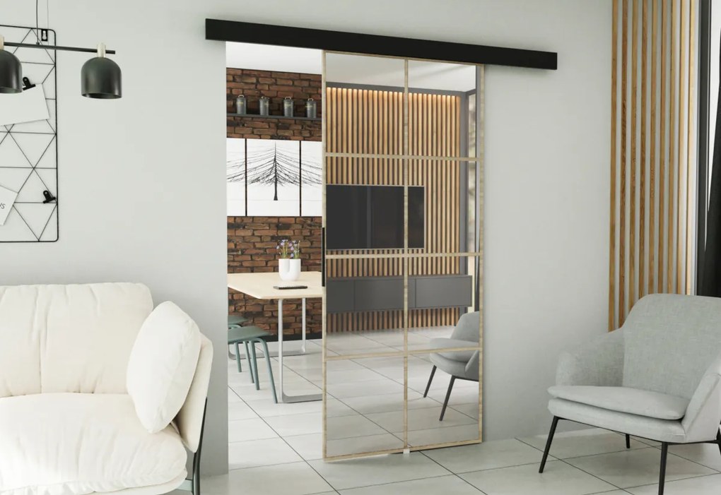 EMPIS 90 tolóajtó, 96x205, arany kraft tölgy