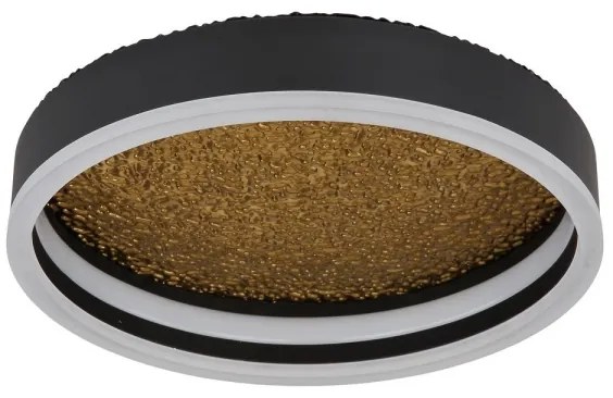 Globo 48460-24 - LED Mennyezeti lámpa HEDI LED/24W/230V á. 30 cm fekete