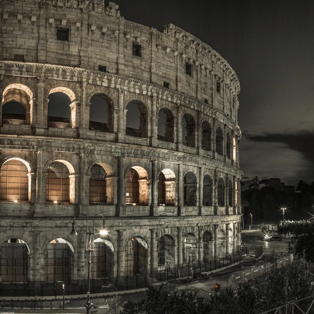 Poszter 40x40cm Híres Colosseum Rómában 3, Assaf Frank