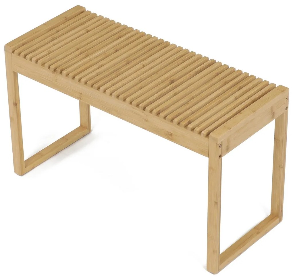 B040 NAT padlószék, bambusz