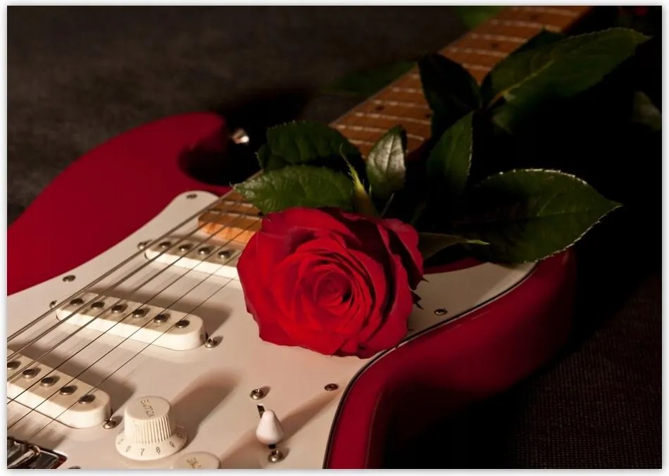 Poszterek A0 Szint Piros evező Gitár