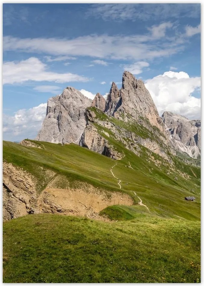 Poszterek A5 Pion Bárány a hegyekben Hegyek Kilátás