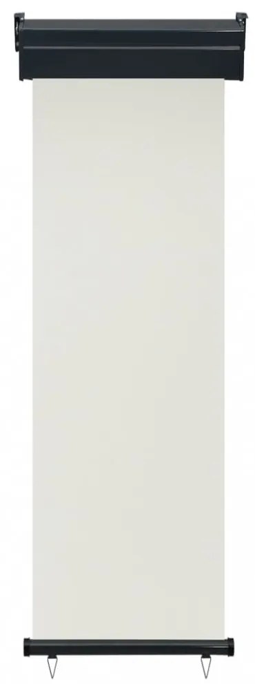 krémszínű oldalsó terasznapellenző 65 x 250 cm