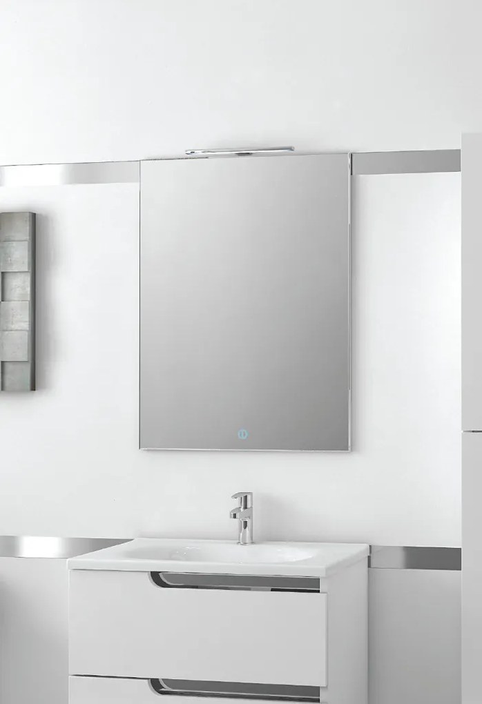 Piramida PERLA 60 G fürdőszobai tükör LED világítással - érintőkapcsolóval - 60 x 80 x 4 cm