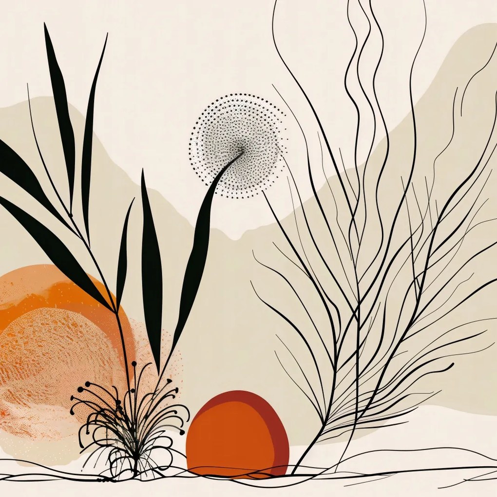 Poszter 20x20cm Visszhang a sivatagon át