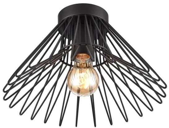 ONLI - Mennyezeti lámpa DUCCIO 1xE27/22W/230V átm. 30 cm fekete