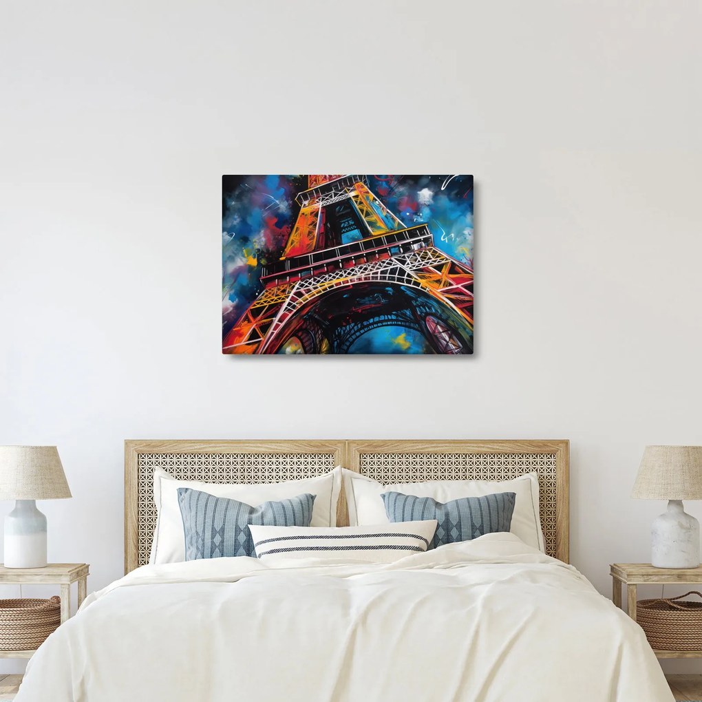 Kép - Az Eiffel-torony festménye II. (70x50 cm)