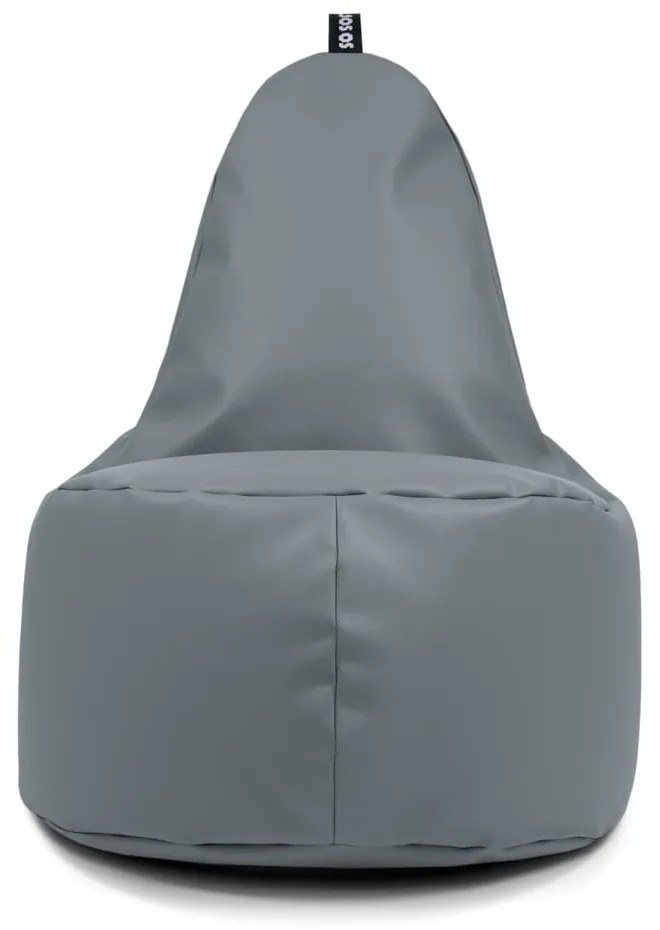 Bézs bőrutánzat gyerek babzsákfotel Lull M – So Soft?