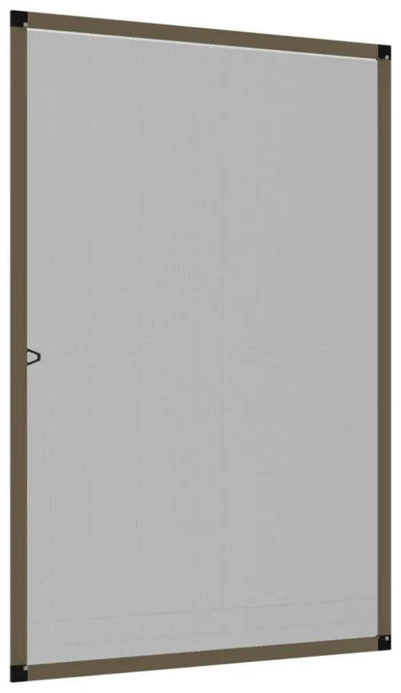 barna ablakszúnyogháló 90x120 cm