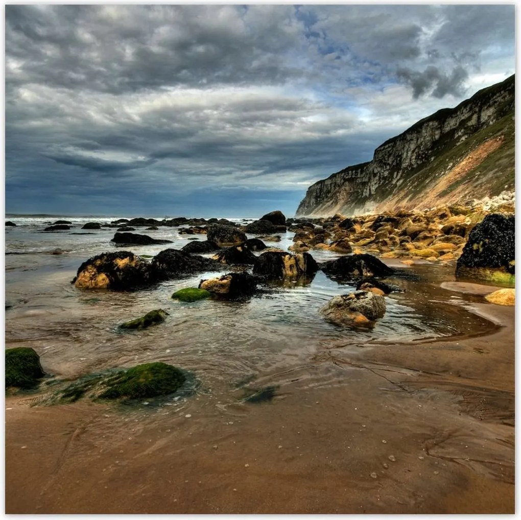 Poszterek 100x100 Szikla a tengerparton