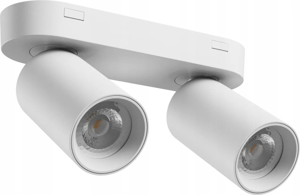 Spot világító lámpa 2xGU10 léc mozgatható cső fehér Madara Altro