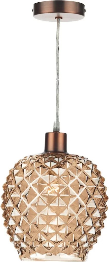 DAR LIGHTING MOS6535 MOSAIC Egyágú Függesztett Lámpa Üveg IP20
