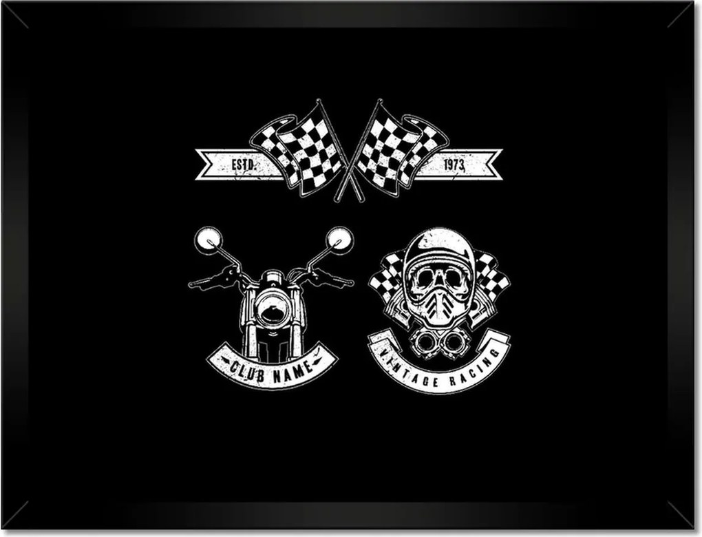 Poszterek keretben 40x30 Motorkerékpáros hangulat