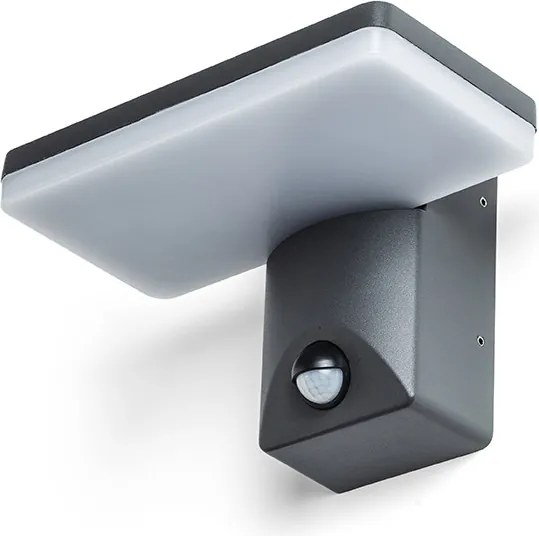 RENDL RINA PIR fali lámpa antracitszürke 230V LED 12W IP65 3000K