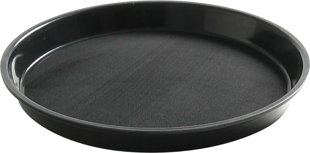 Pincér Tálca Csúszásgátló Kerek, Átm. 32CM Fekete Ellenálló