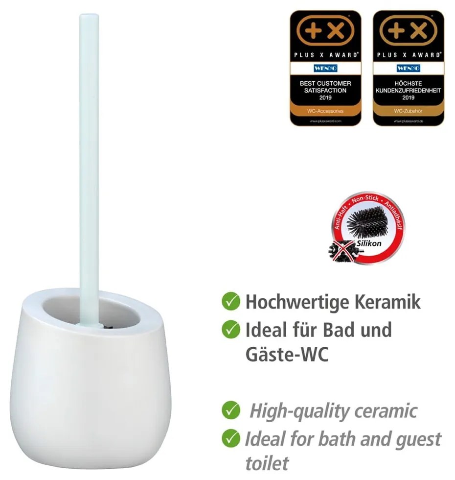 Badi fehér kerámia WC-kefe - Wenko