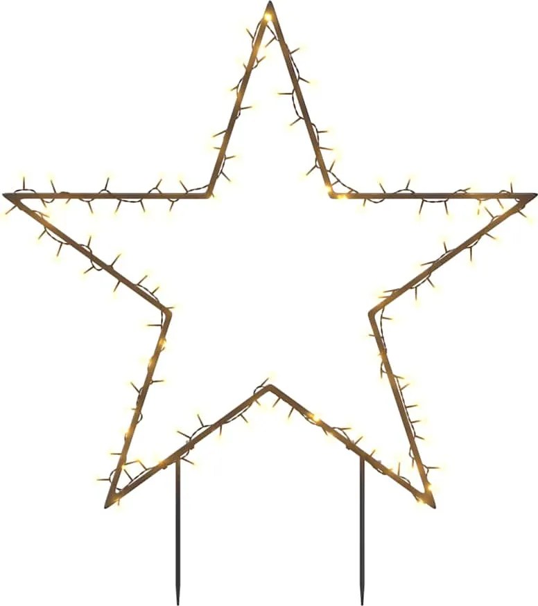 vidaXL karácsonyi csillag fénydekoráció 115 LED 85 cm