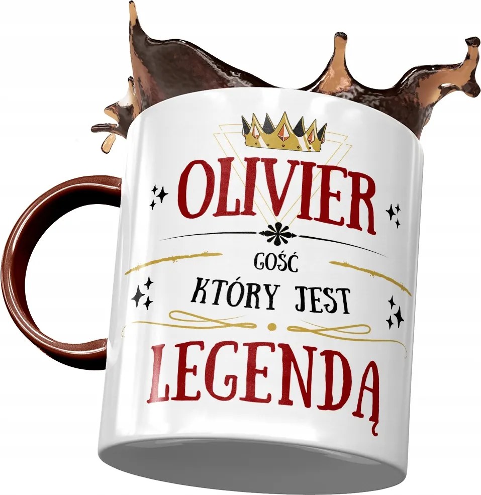 Bordó bögre Olivier Kollégáknak Ajándék Nyomtatott Fotóval