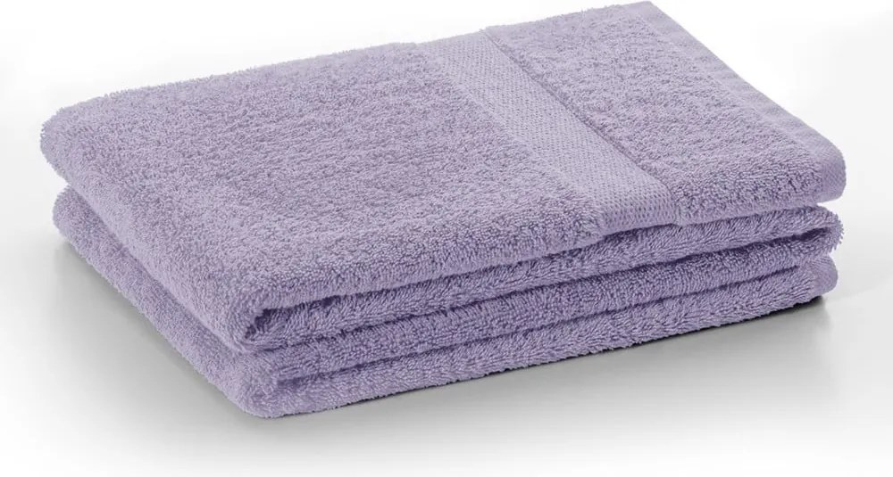 Marina világoslila törölköző, 50 x 100 cm - DecoKing