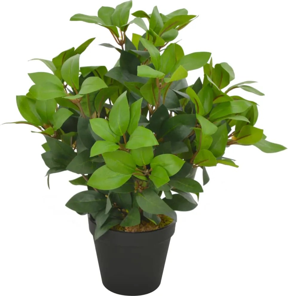 vidaXL zöld, cserepes műbabérfa 40 cm