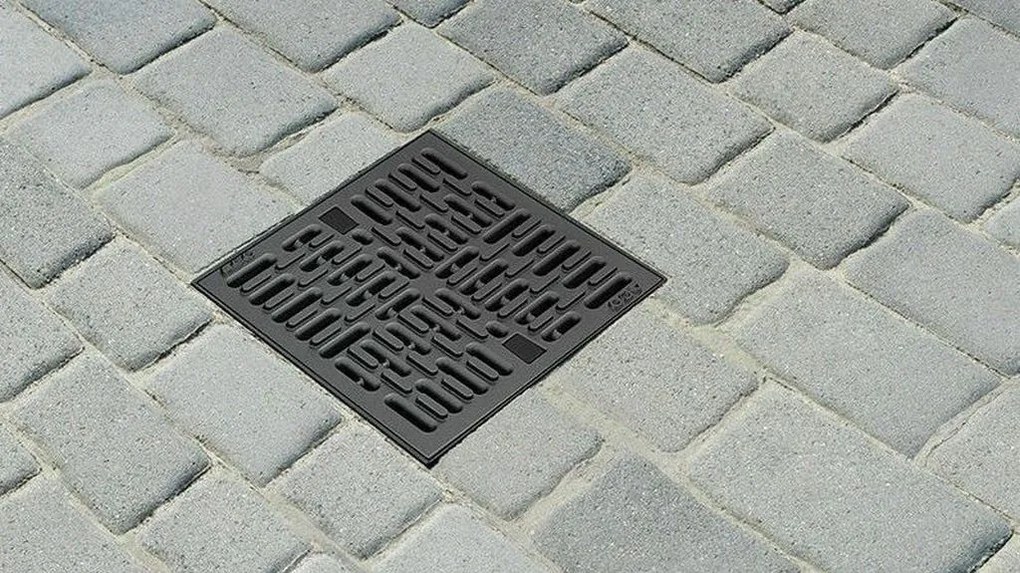 ACO Self XtraPoint Udvari összefolyó 25 x 25 x 20,5 cm, kompozit rács, B125 319430
