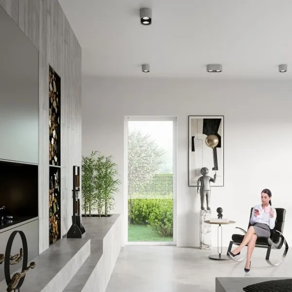 Mennyezeti lámpa BASIC AR111 2xGU10/40W/230V beton