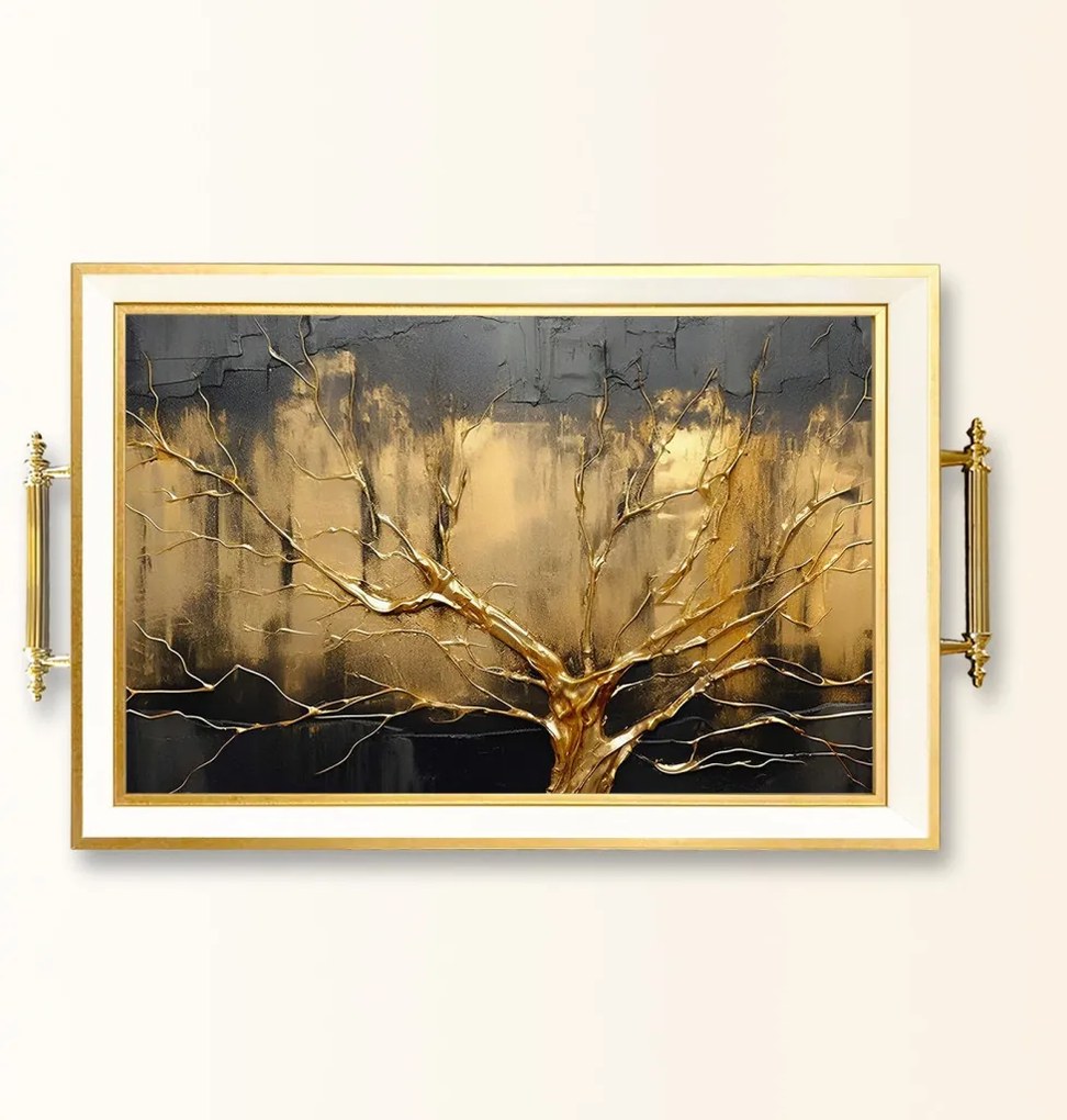 Üveg tálca, 38×24 cm – TPB9928