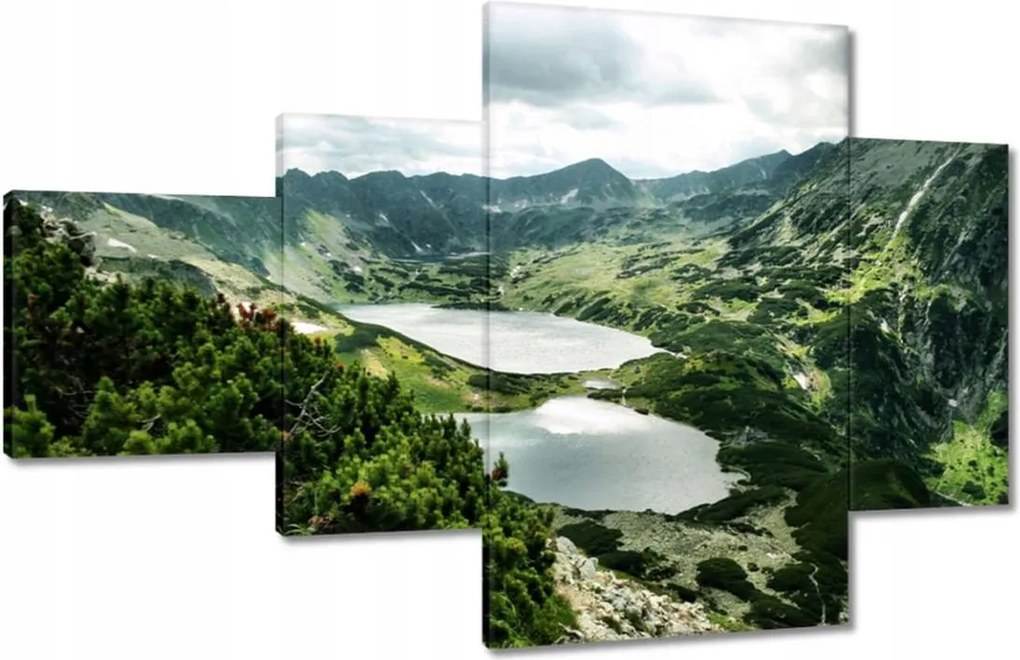 Vászonkép 130x80 Tátra Völgy 5 tó