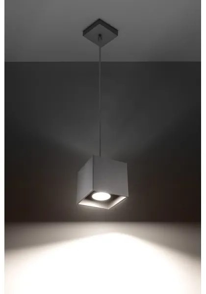 Csillár zsinóron QUAD 1 1xGU10/40W/230V szürke