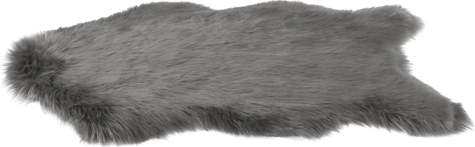 Műszőrme, szürke, 60x90, EBONY TYP 5