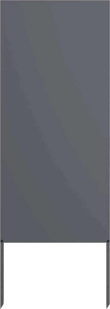 vidaXL Kertvédő vászon Antracit 50 x 140 cm Hidegen hengerelt acél