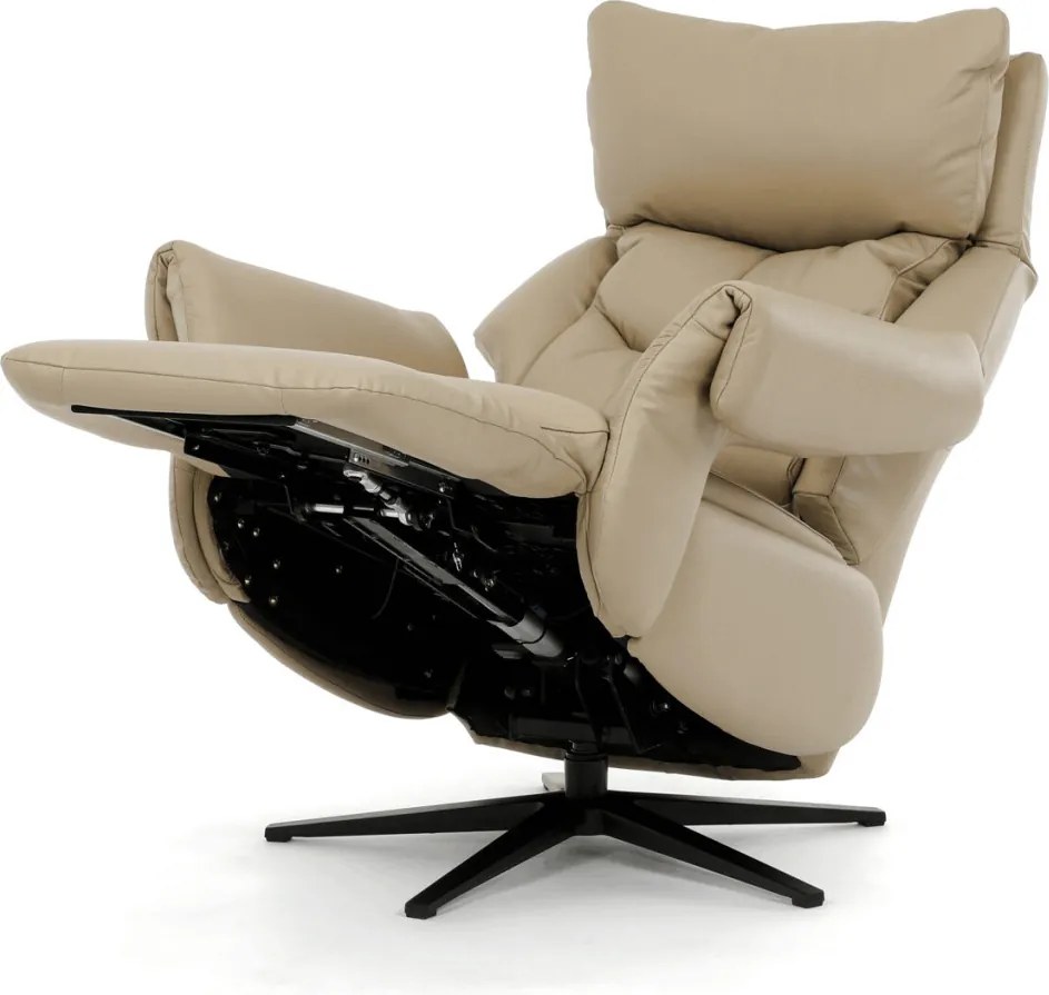 Elektromos relax fotel krém bőr TV-B3980 CRM3