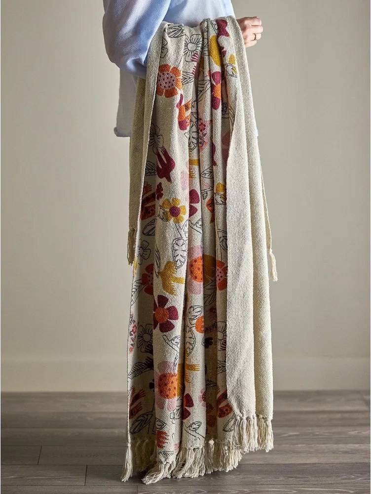 Pamutkeverék takaró 130x160 cm Vivielle – Bloomingville