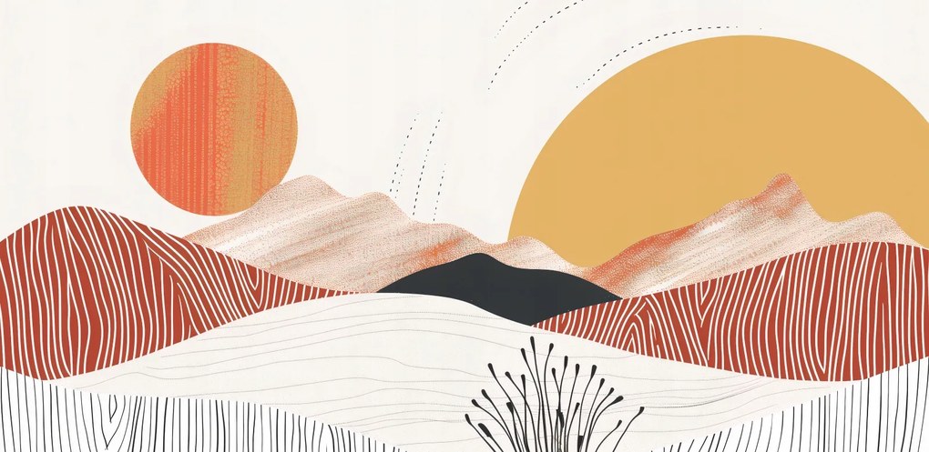 Poszter 91,3x44,5cm Táncoló Nap