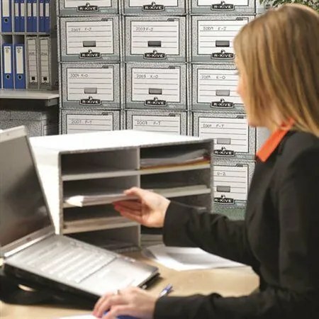Irattároló, asztali, karton, BANKERS BOX® SYSTEM by FELLOWES® (IFW08750)